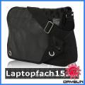 New design leisure black canvas laptop bag